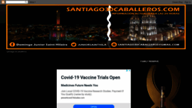 What Santiago30caballeros.com website looked like in 2020 (3 years ago)