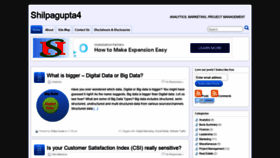 What Shilpagupta4.com website looked like in 2020 (3 years ago)