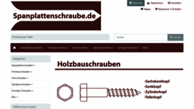 What Spanplattenschraube.de website looked like in 2020 (3 years ago)