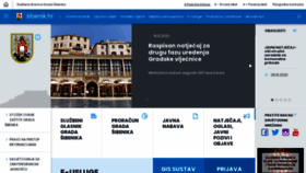 What Sibenik.hr website looked like in 2020 (3 years ago)
