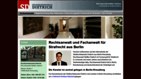 What Strafrechtskanzlei.berlin website looked like in 2020 (3 years ago)