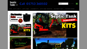 What Septictank.co.uk website looked like in 2020 (3 years ago)
