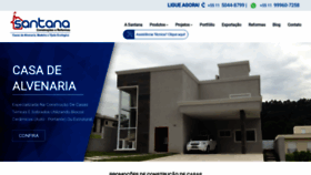What Santanapre.com.br website looked like in 2020 (3 years ago)