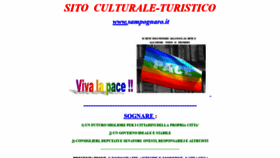 What Sampognaro.it website looked like in 2020 (4 years ago)