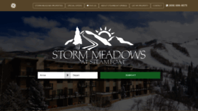What Stormmeadows.com website looked like in 2020 (3 years ago)