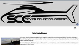 What Seviercountychoppers.com website looked like in 2020 (3 years ago)