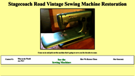 What Stagecoachroadsewing.com website looked like in 2020 (3 years ago)