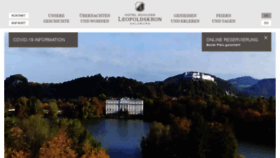 What Schloss-leopoldskron.com website looked like in 2020 (3 years ago)
