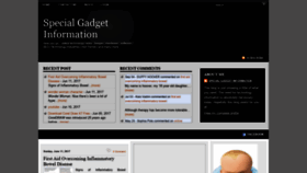 What Specialgadgetinformation.blogspot.co.id website looked like in 2020 (3 years ago)