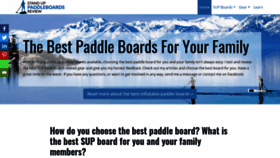What Standuppaddleboardsreview.com website looked like in 2020 (3 years ago)