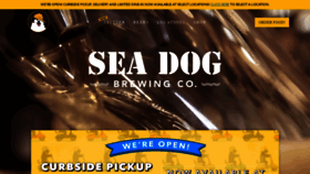 What Seadogbrewing.com website looked like in 2020 (3 years ago)