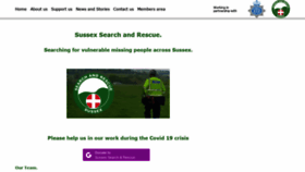 What Sussar.org website looked like in 2020 (3 years ago)