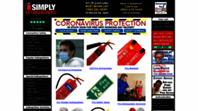 What Simplyextinguishers.co.uk website looked like in 2020 (3 years ago)