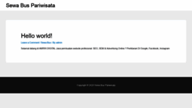 What Sewabiswisata.com website looked like in 2020 (3 years ago)