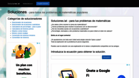 What Soluciones.lat website looked like in 2020 (3 years ago)