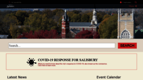 What Salisburync.gov website looked like in 2020 (3 years ago)