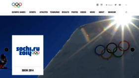 What Sochi2014.com website looked like in 2020 (3 years ago)