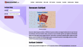 What Sevecensohbet.com website looked like in 2020 (3 years ago)