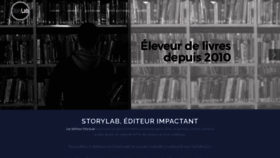 What Storylab.fr website looked like in 2020 (3 years ago)