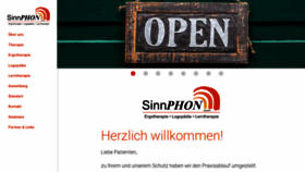What Sinnphon.de website looked like in 2020 (3 years ago)