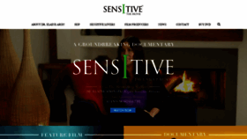 What Sensitivethemovie.com website looked like in 2020 (3 years ago)