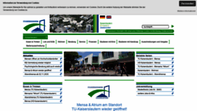 What Studierendenwerk-kaiserslautern.de website looked like in 2020 (3 years ago)