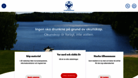 What Svenskalivraddningssallskapet.se website looked like in 2020 (3 years ago)
