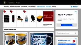 What Starbucks-mugs.com website looked like in 2020 (3 years ago)