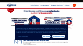 What Sensodyne.nl website looked like in 2020 (3 years ago)