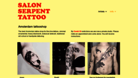 What Salonserpent.com website looked like in 2020 (3 years ago)