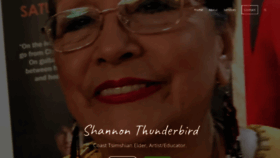 What Shannonthunderbird.com website looked like in 2020 (3 years ago)