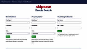 What Skipease.com website looked like in 2020 (3 years ago)