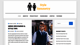 What Stylesymmetry.com website looked like in 2020 (3 years ago)