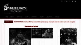What Subterraneoheavy.com website looked like in 2020 (3 years ago)