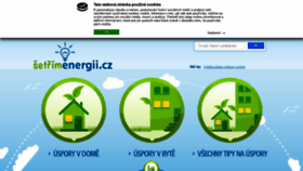 What Setrimenergii.cz website looked like in 2020 (3 years ago)