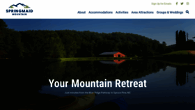 What Springmaidmountain.com website looked like in 2020 (3 years ago)