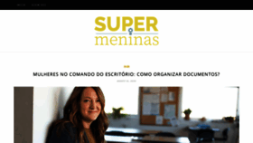 What Supermeninas.com.br website looked like in 2020 (3 years ago)