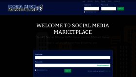 What Socialmediamarketplace.com website looked like in 2020 (3 years ago)