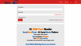 What Socialworldpanel.in website looked like in 2020 (3 years ago)
