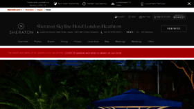 What Sheratonskyline.com website looked like in 2020 (3 years ago)