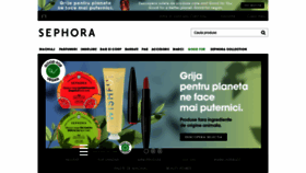 What Sephora.ro website looked like in 2020 (4 years ago)