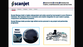 What Scanjet.co.id website looked like in 2020 (3 years ago)