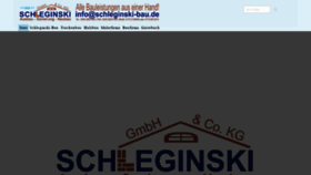 What Schleginski-bau.de website looked like in 2020 (3 years ago)