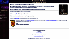 What Scottish-history.com website looked like in 2020 (3 years ago)