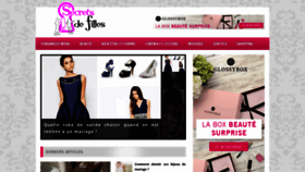 What Secrets-de-filles.fr website looked like in 2020 (3 years ago)