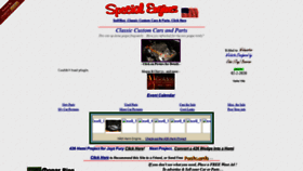 What Specialengines.com website looked like in 2020 (3 years ago)