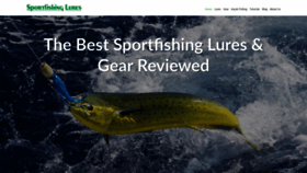 What Sportfishinglures.com website looked like in 2020 (3 years ago)