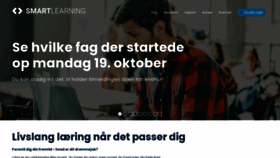 What Smartlearning.dk website looked like in 2020 (3 years ago)