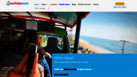 What Surfcitytours.com website looked like in 2020 (3 years ago)