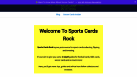 What Sportscardsrock.com website looked like in 2020 (3 years ago)